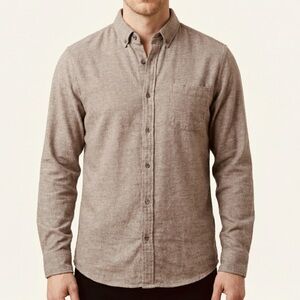 14th & Union Milk Chocolate Flannel Button Down